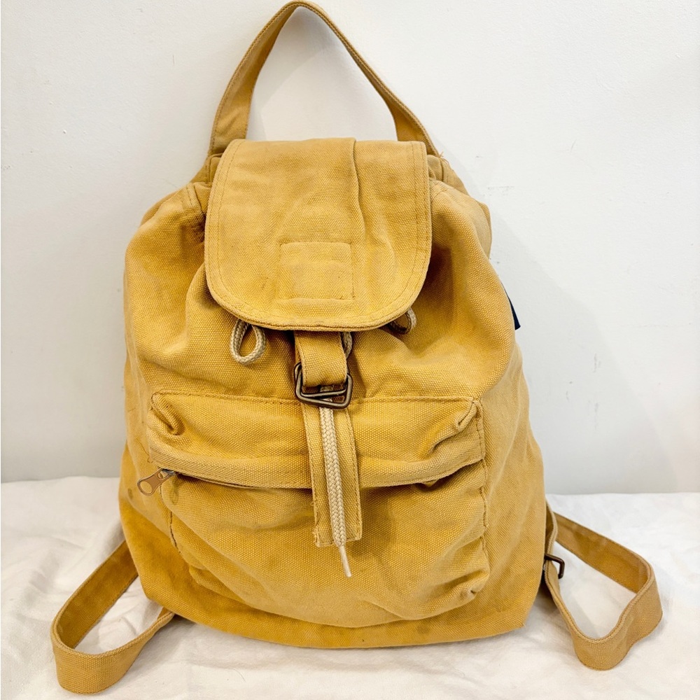 BAGGU Mustard Backpack for Women